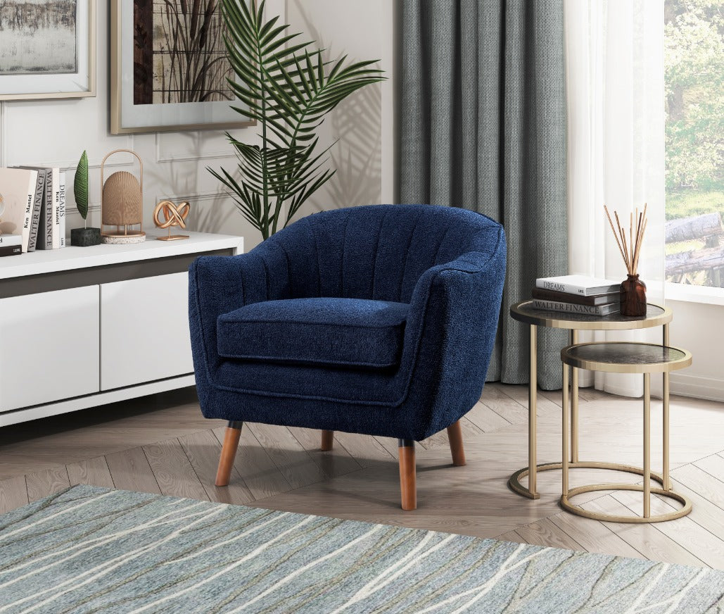 NKS1081BLU Fabric Accent Chairs