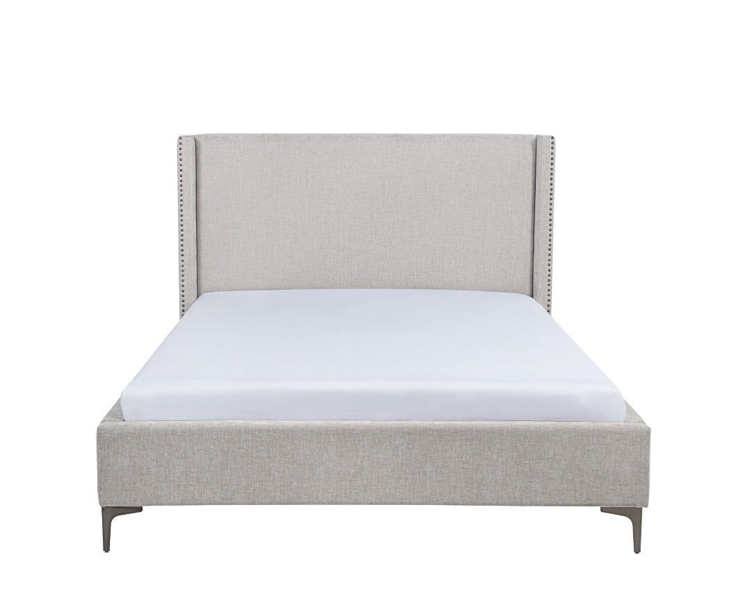 NKS2317MZ Fabric Platform Bed in Queen/Full/ King Sizes