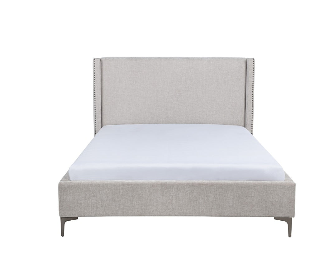 NKS2317MZ Fabric Platform Bed in Queen/Full/ King Sizes