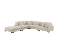 NKS8555BE*5OTMZ 5-Piece Modular Sectional with Ottoman