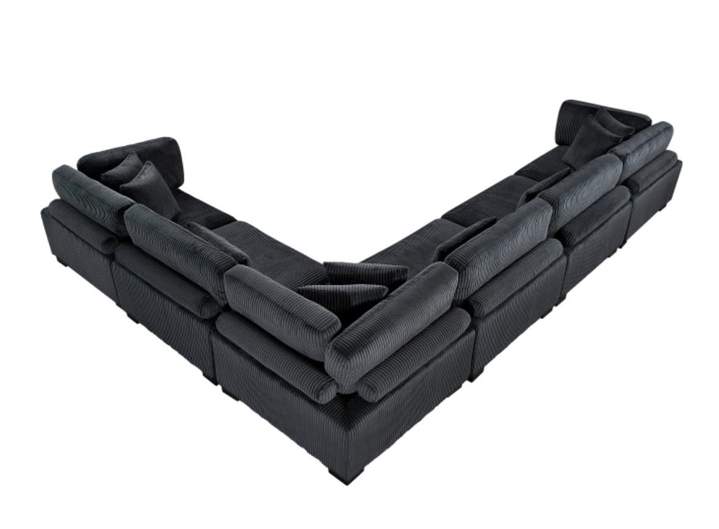 NKS8555BK*3CR3ACMZ 6-Piece Modular Sectional