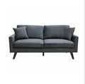 NKS9044VGY Velvet Sofa + Love Seat ( Limited Stocks )