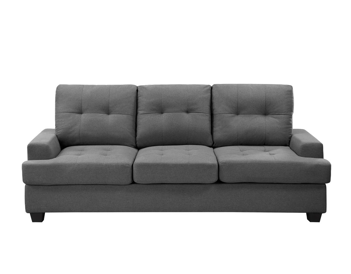 NKS9367DGYMZ Fabric Sofa + Love Seat + Chair (Limited stocks)