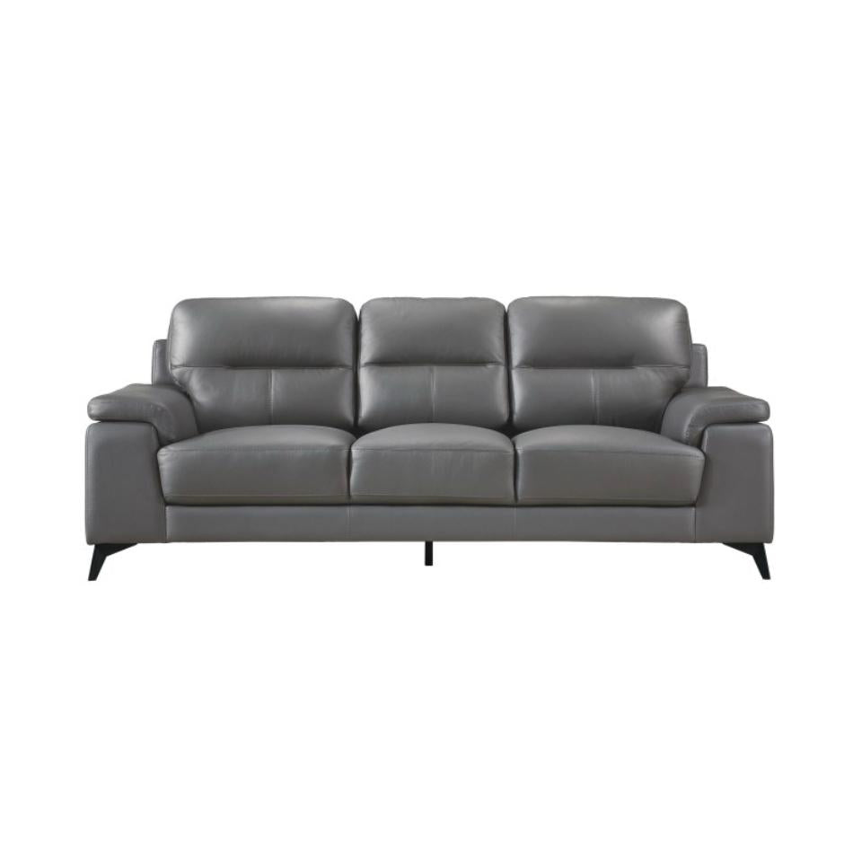 NKS9514DGYMZ Modern Leather  Sofa + Love Seat + Chair in  3 Colors
