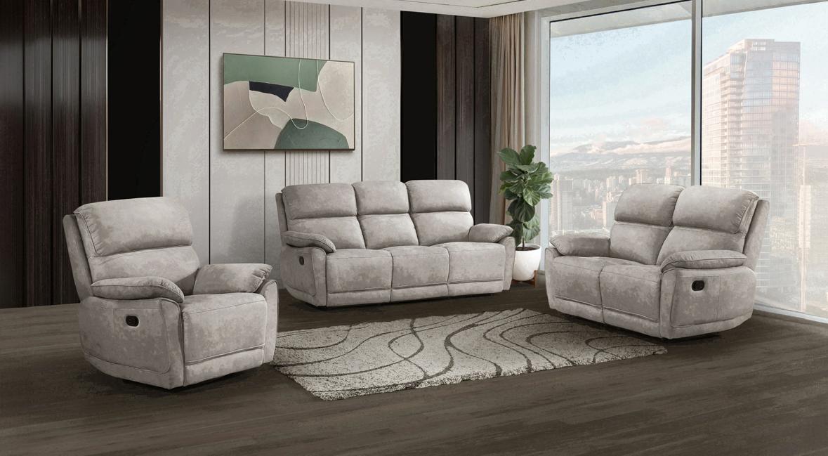 NKS99029TPMZ Fabric Manual Recliner Sofa,Love Seat & Chair