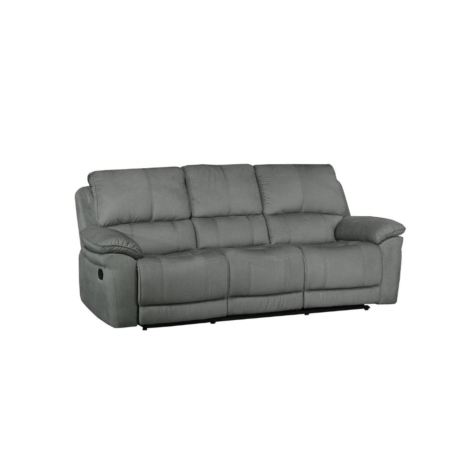 NKS99031GYMZ Fabric Manual Recliner Sofa,Love Seat & Chair