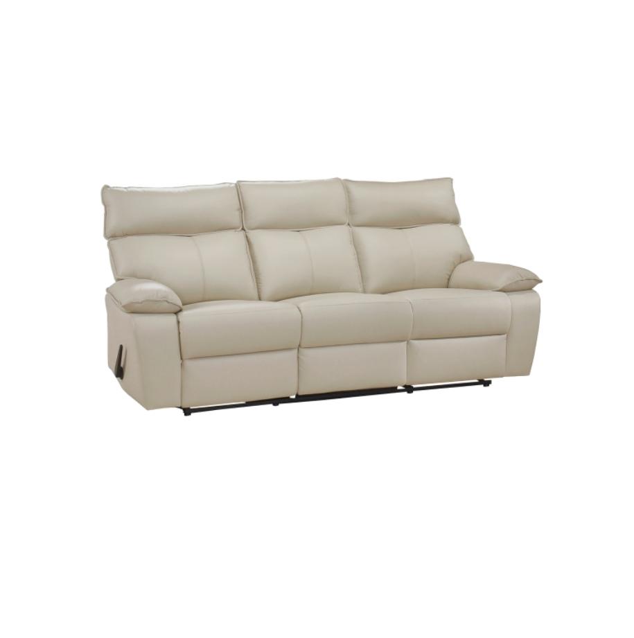 NKS99087BEGMZ Leather Manual Recliner Sofa,Love Seat & Chair