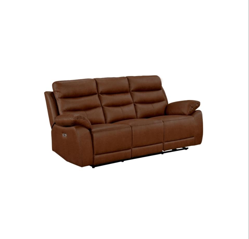 NKS99090BRWMZ Electric Powered Recliner Sofa,Love Seat & Chair
