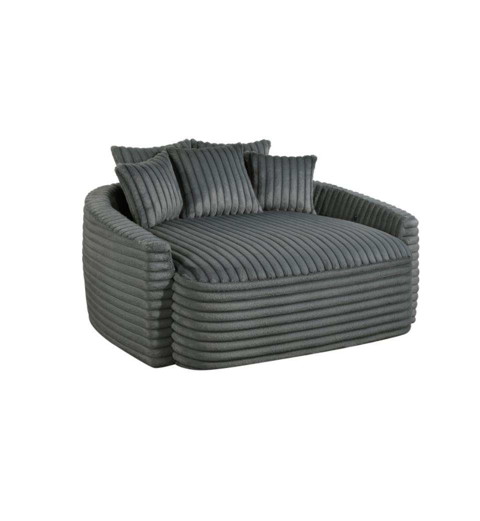 NKS9539DGY-5MZ Oversized Chaise Lounge