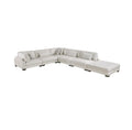 NKS9555BEG*62CR3ACOT 6-Piece Modular Sectional with Ottoman