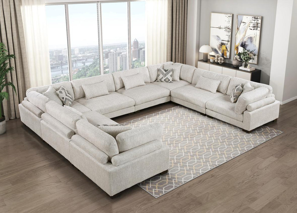 NKS9555BEG*84CR4AC  8-Piece Modular Sectional