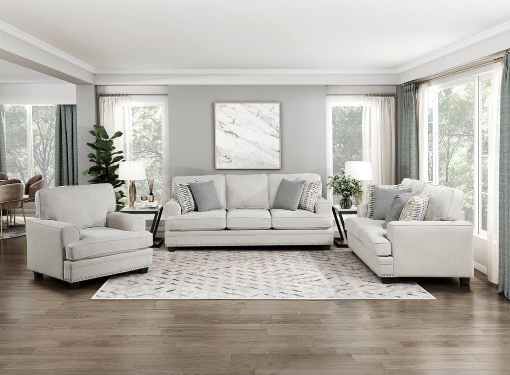 NKS9648SNMZ Fabric Sofa, Love Seat and Chair
