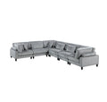 NKS9688GY*63CR3AC  6-Piece Modular Sectional