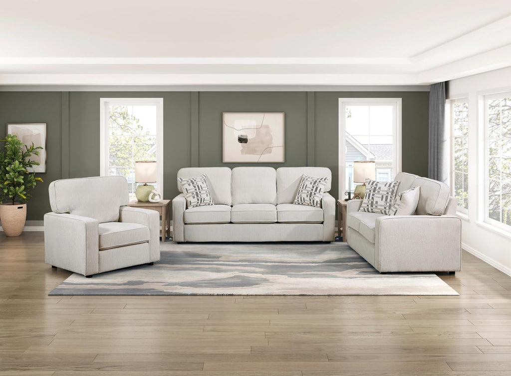 NKS9748BEGMZ Fabric Sofa, Love Seat and Chair