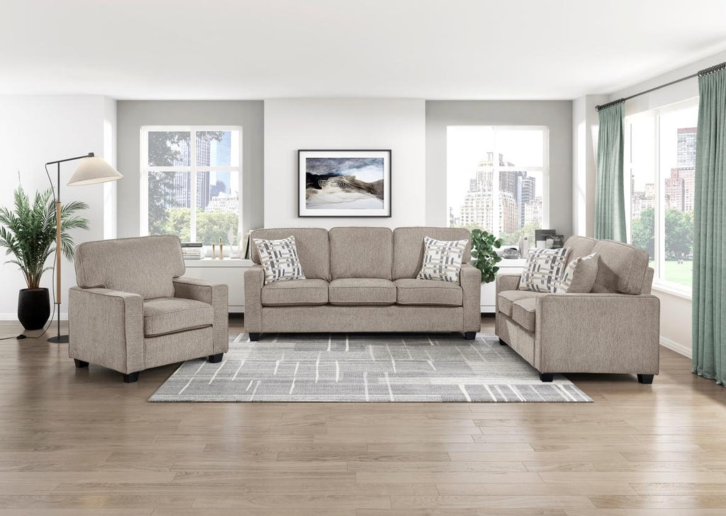 NKS9748TPEMZ Fabric Sofa, Love Seat and Chair