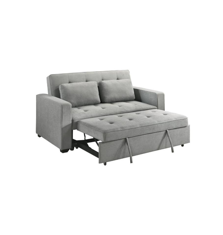 NKS99025LGY-3CLMZ Sofa Bed with 2 Pillows