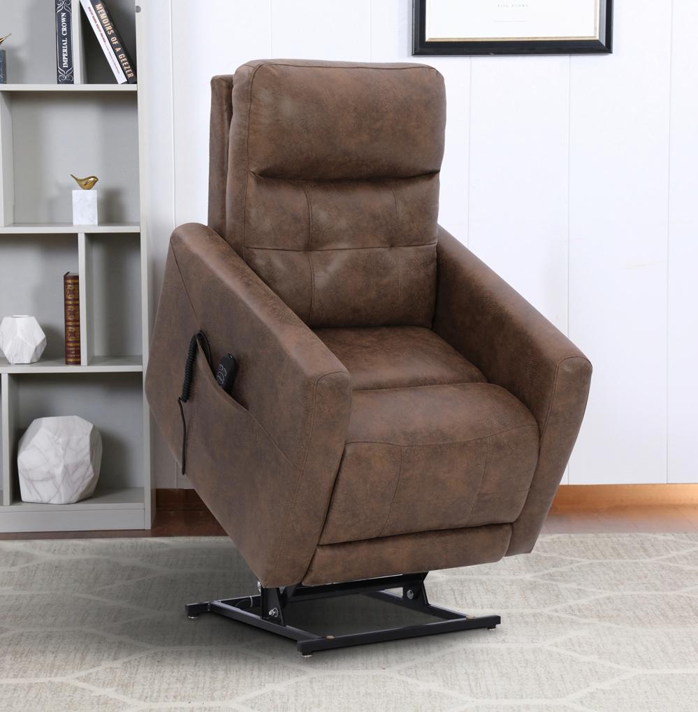 NKS99119BRW-1LT  Medical Lift Chair with Power Headrests