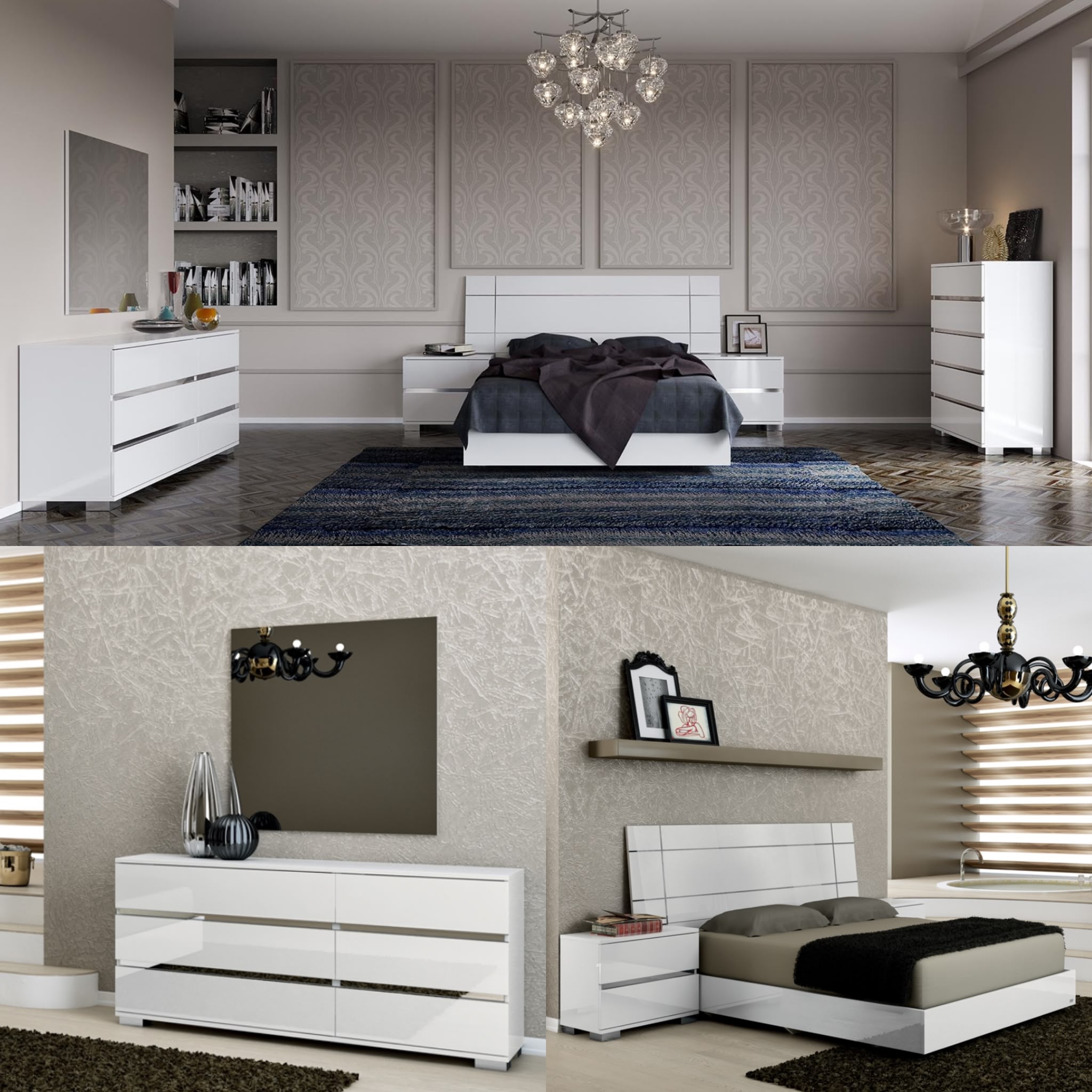 NKSDREAMPANMZ Real Italian Bedroom Set Status Italy Brand