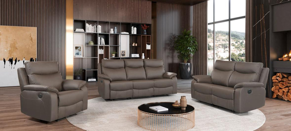NKS99201P-CHC Full leather electric power recliner sofa sets from Portugal