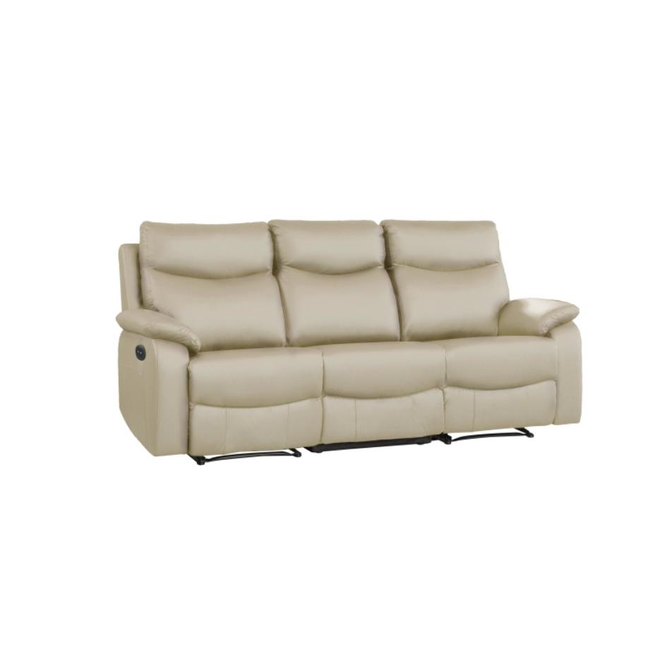 NKS99201P-SBE Full Leather Electric Power Recliner Sofa