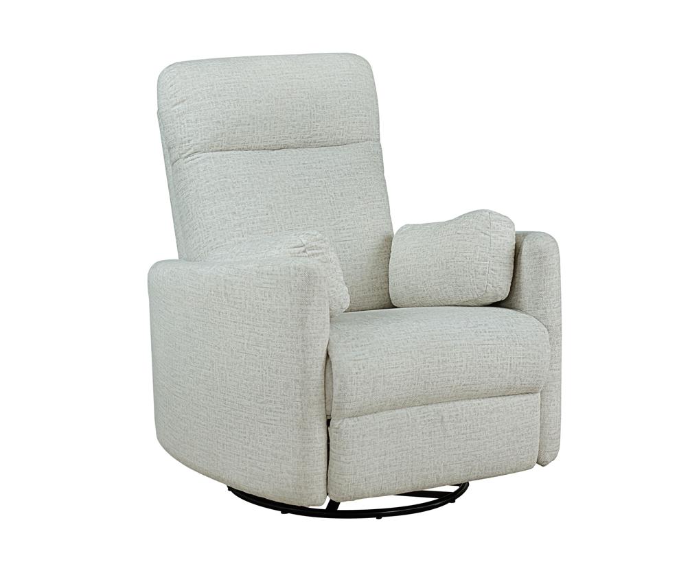 NKS99615BE-1G  Fabric Swivel Glider Recliner Chair