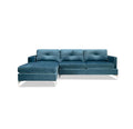 NKS99814BLUSSL  Fabric Sectional with Left side Chaise