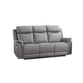 NKS99840PN-LG Leather Electric Power Recliner Set