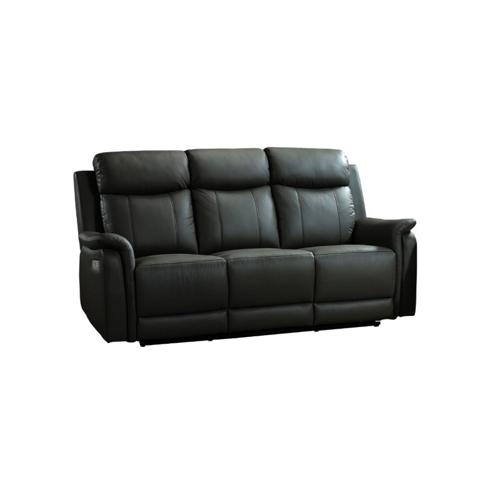 NKS99840PN-BK Leather Electric Power Recliner Set