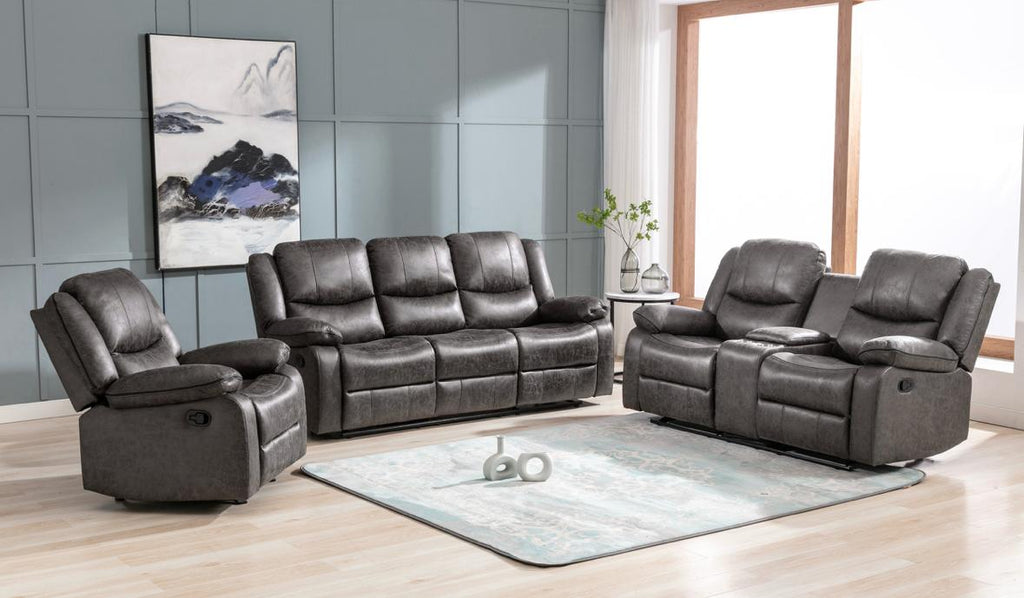 NKS99849P Micro Fibre Electric Power Recliner Set