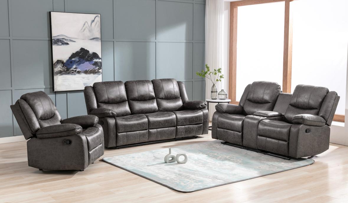 NKS99849P Micro Fibre Electric Power Recliner Set
