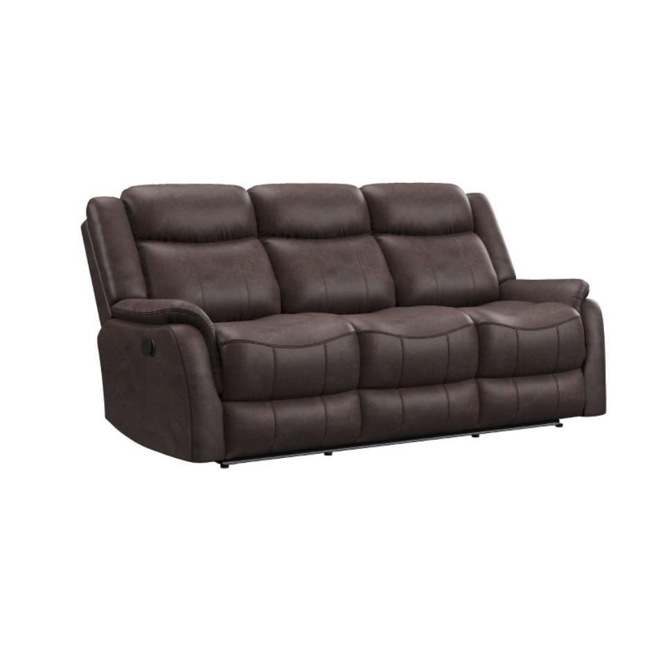 NKS99902BRW Micro Fibre Manual  Recliner Set