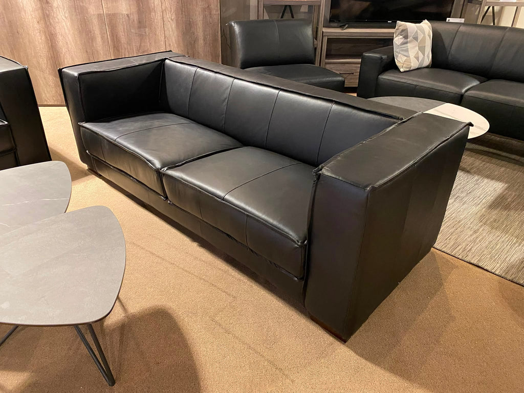 NKS99955BLK Full Cowhide Leather All over  Sofa and Chair