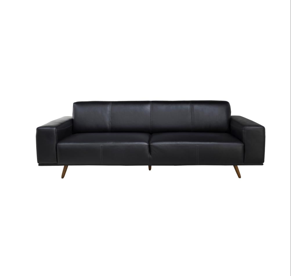 NKS99956BLK Full Cowhide Leather All over  Large Sofa , Regular Sofa, Love Seat and Chair