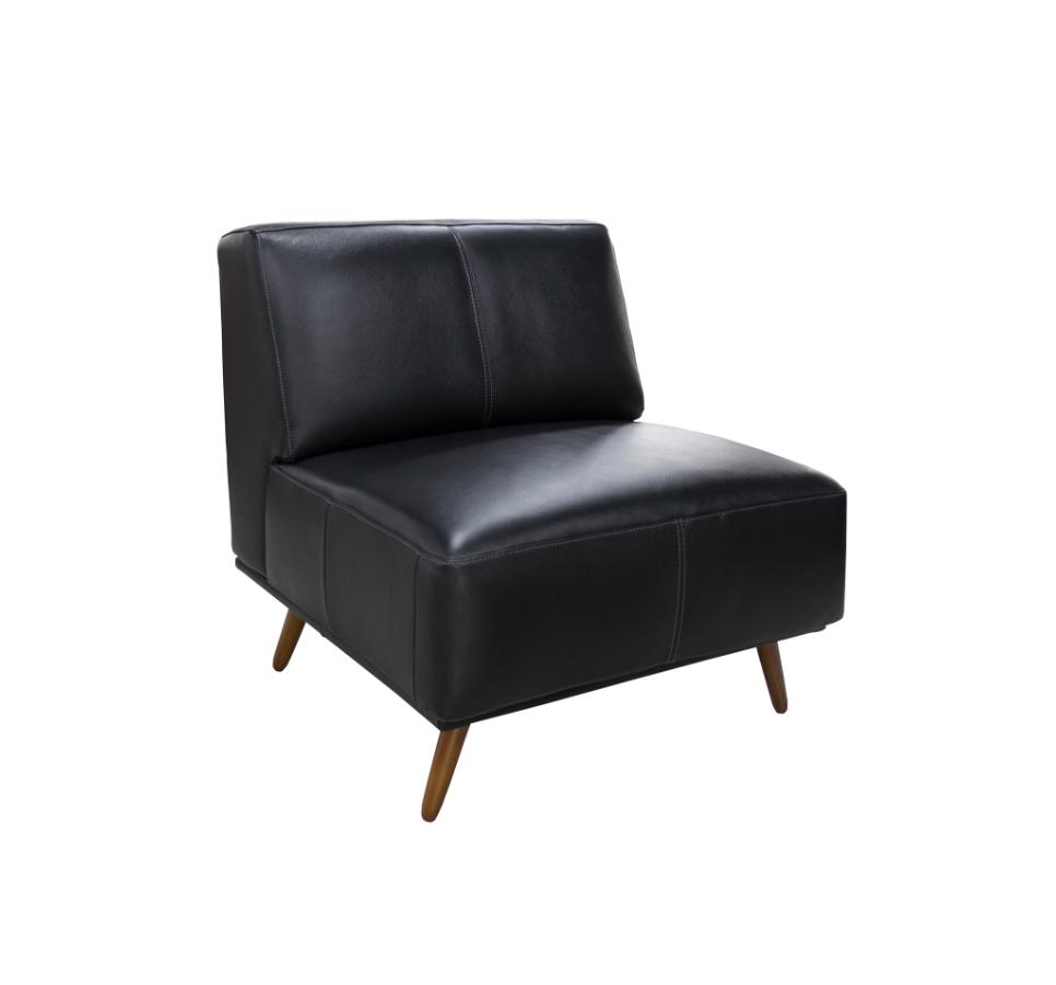 NKS99956BLK Full Cowhide Leather All over  Large Sofa , Regular Sofa, Love Seat and Chair