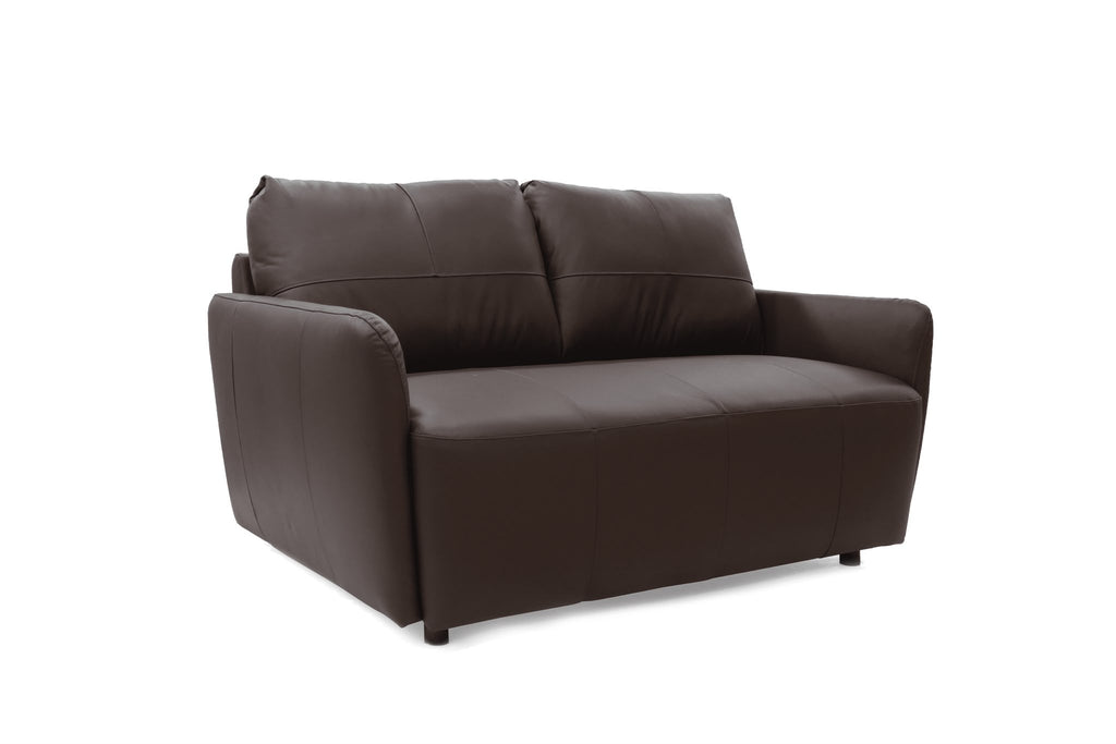 NKS99984DBR Full Cowhide Leather All over  Sofa, Love Seat