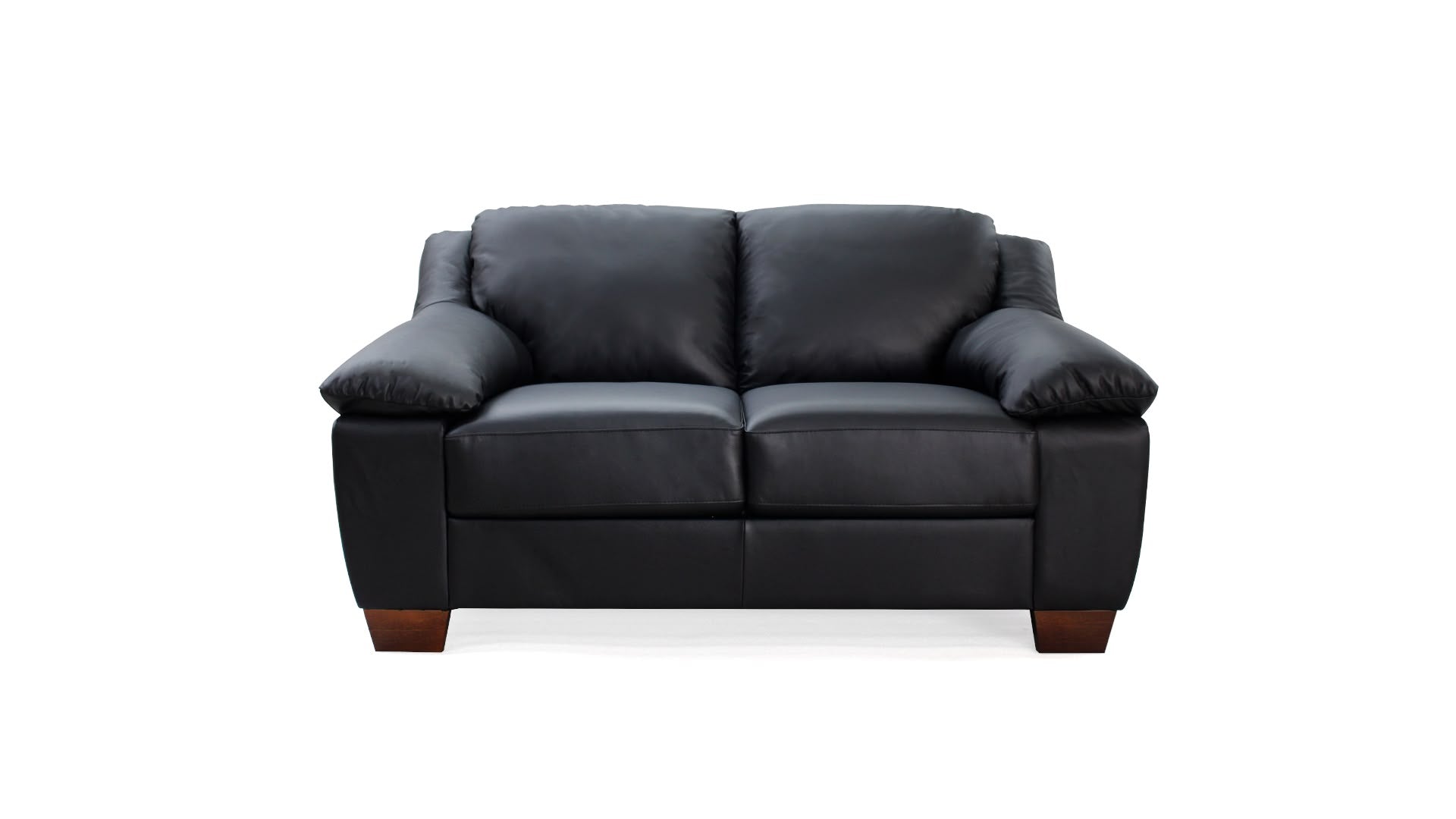 NKS99986BLK Full Cowhide Leather All over  Sofa, Love Seat