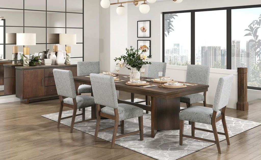 NKS5414MZ Large Contemporary Wooden Dining set
