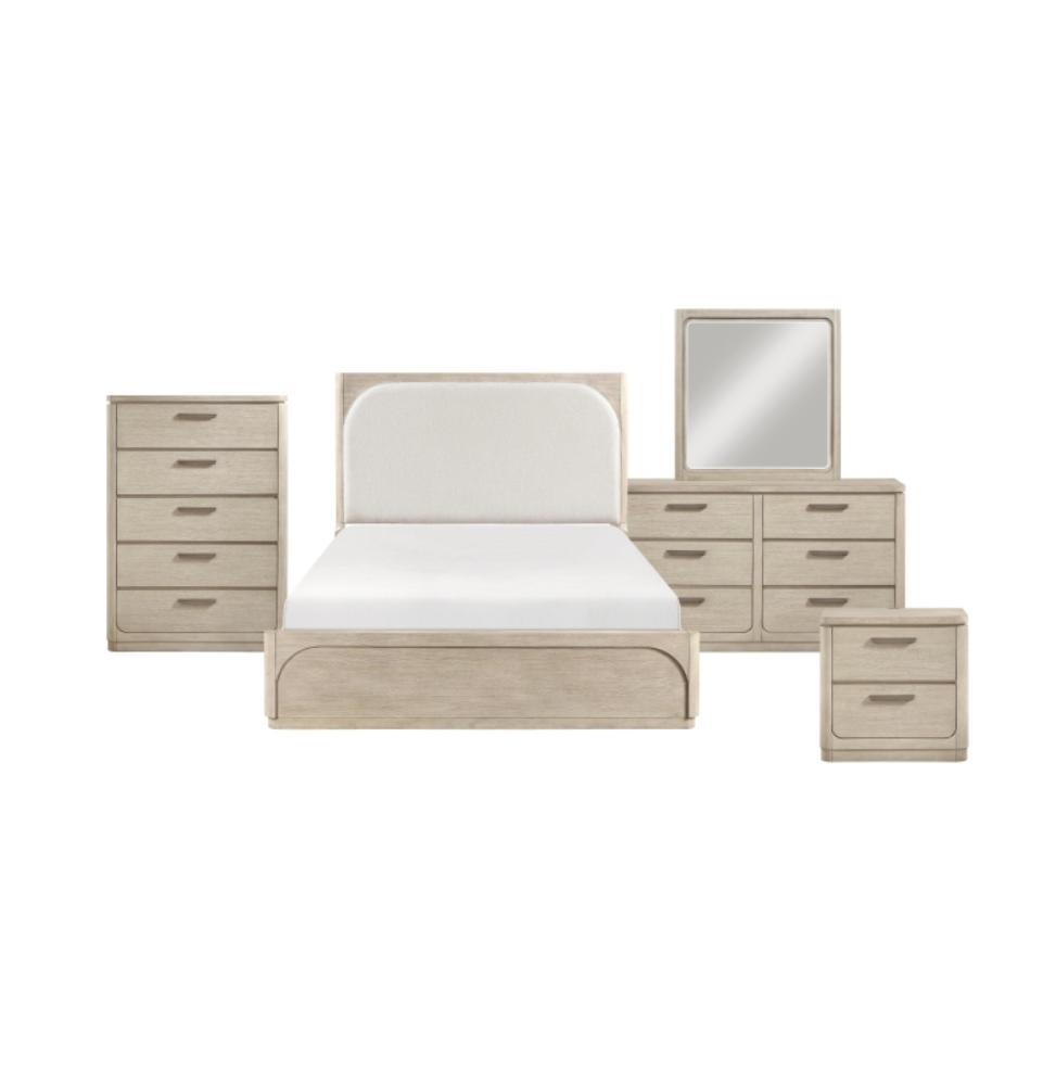 NKS2477MZ Contemporary Wooden Bedroom Set
