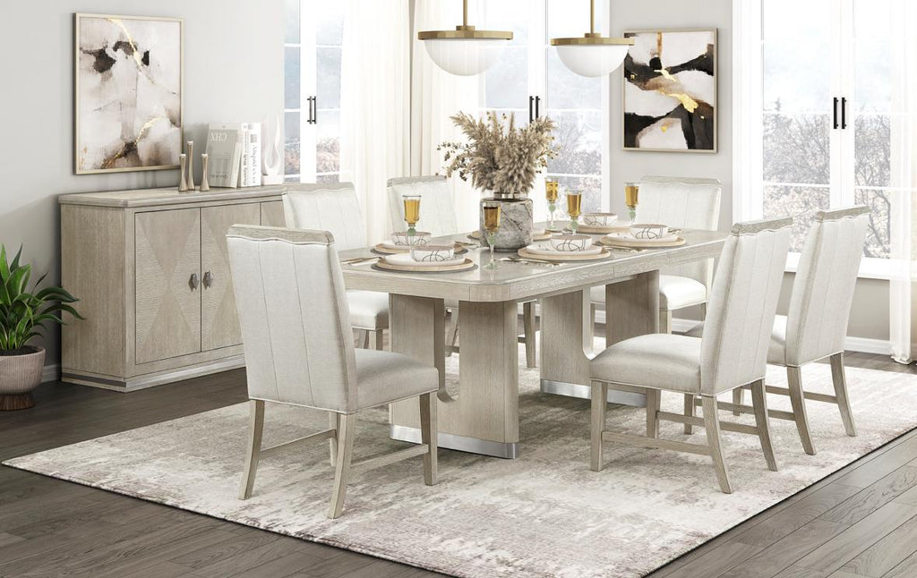 NKS6066NN-84MZ Large Wooden Dining set