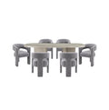 NKS6048NG/6054DGMZ Large Contemporary Wooden Dining set
