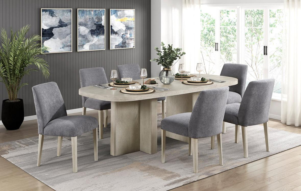 NKS6048NG-82MZ Large Wooden Dining set