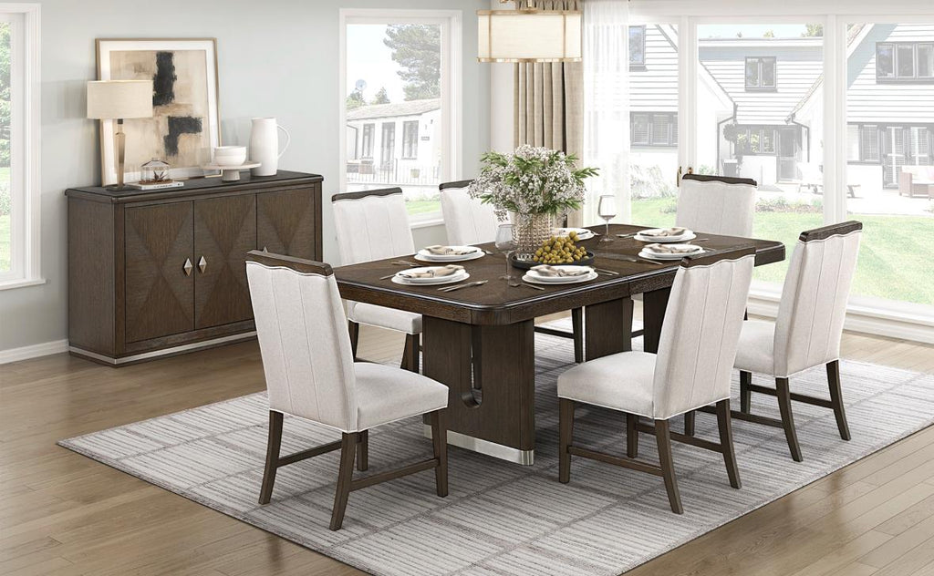 NKS6066-84MZ Large Wooden Dining set