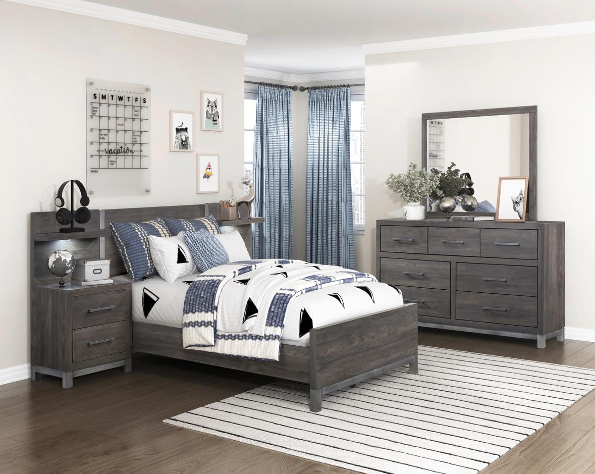 NKS1577DGTFMZ Twin/Full Panel Children Bedroom Set