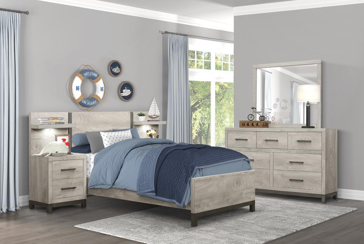 NKS1577TFMZ Twin/Full Panel Children Bedroom Set
