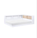 NKSB2012BCTFMZ Twin/Full Bookcase Corner Children Platform Bed