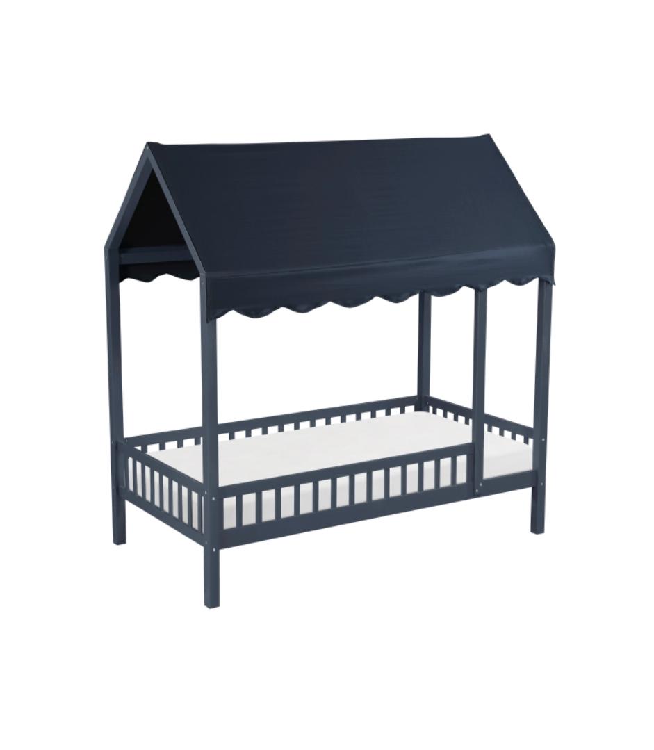 NKSB2024BUCPMZ Twin Canopy Platform Bed with Trundle or Drawers Option