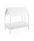NKSB2024WHCPMZ Twin Canopy Platform Bed with Trundle or Drawers Option