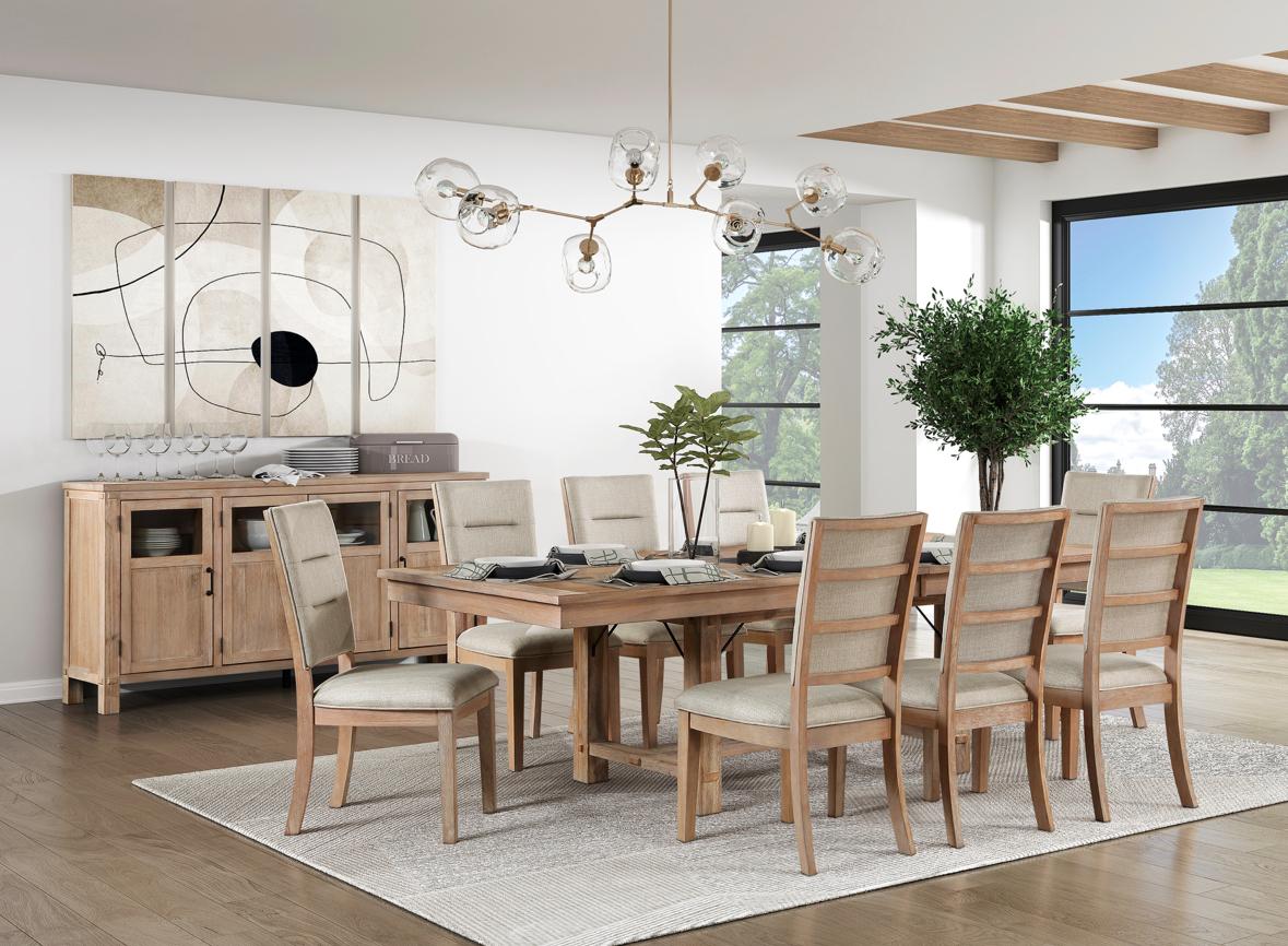 NKS5848MZ Large Wooden Dining set