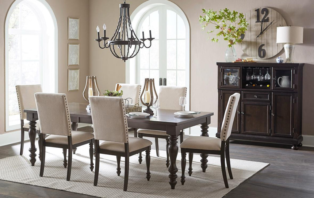 NKS1718GYMZ Large Wooden Dining set