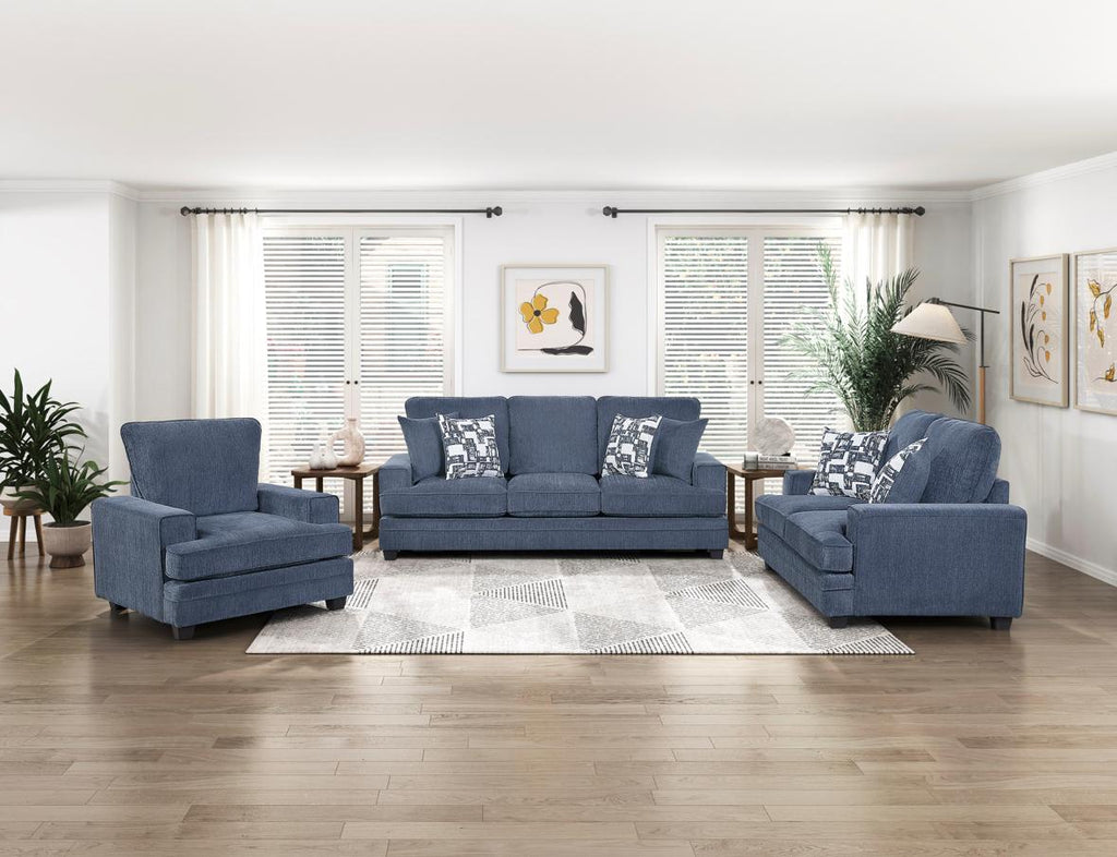 NKS9747BUMZ Fabric Sofa,Love Seat and Chair